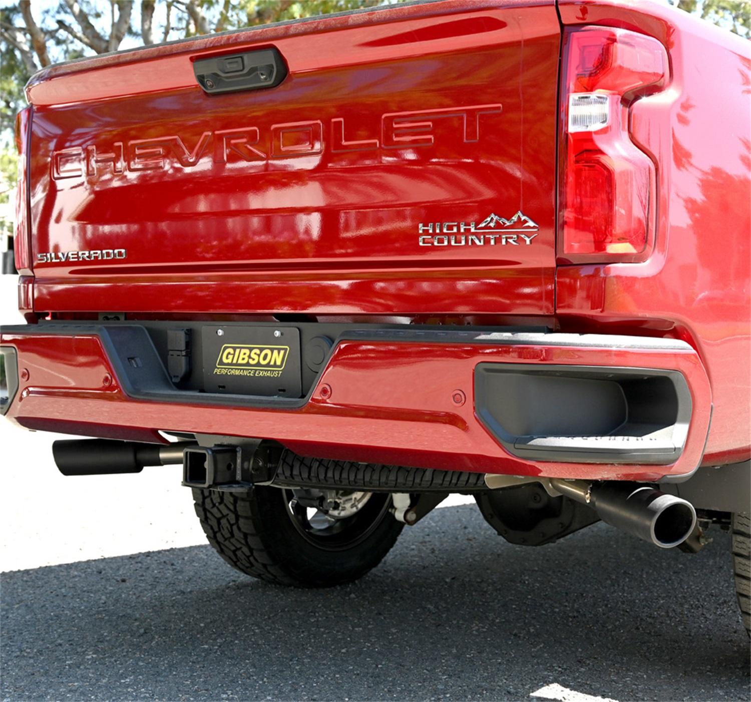Gibson Exhaust Dual Extreme Exhaust System (2020-2021 Silverado 2500 HD, Silverado 3500 HD, Sierra 2500 HD, Sierra 3500 HD) - 65714B