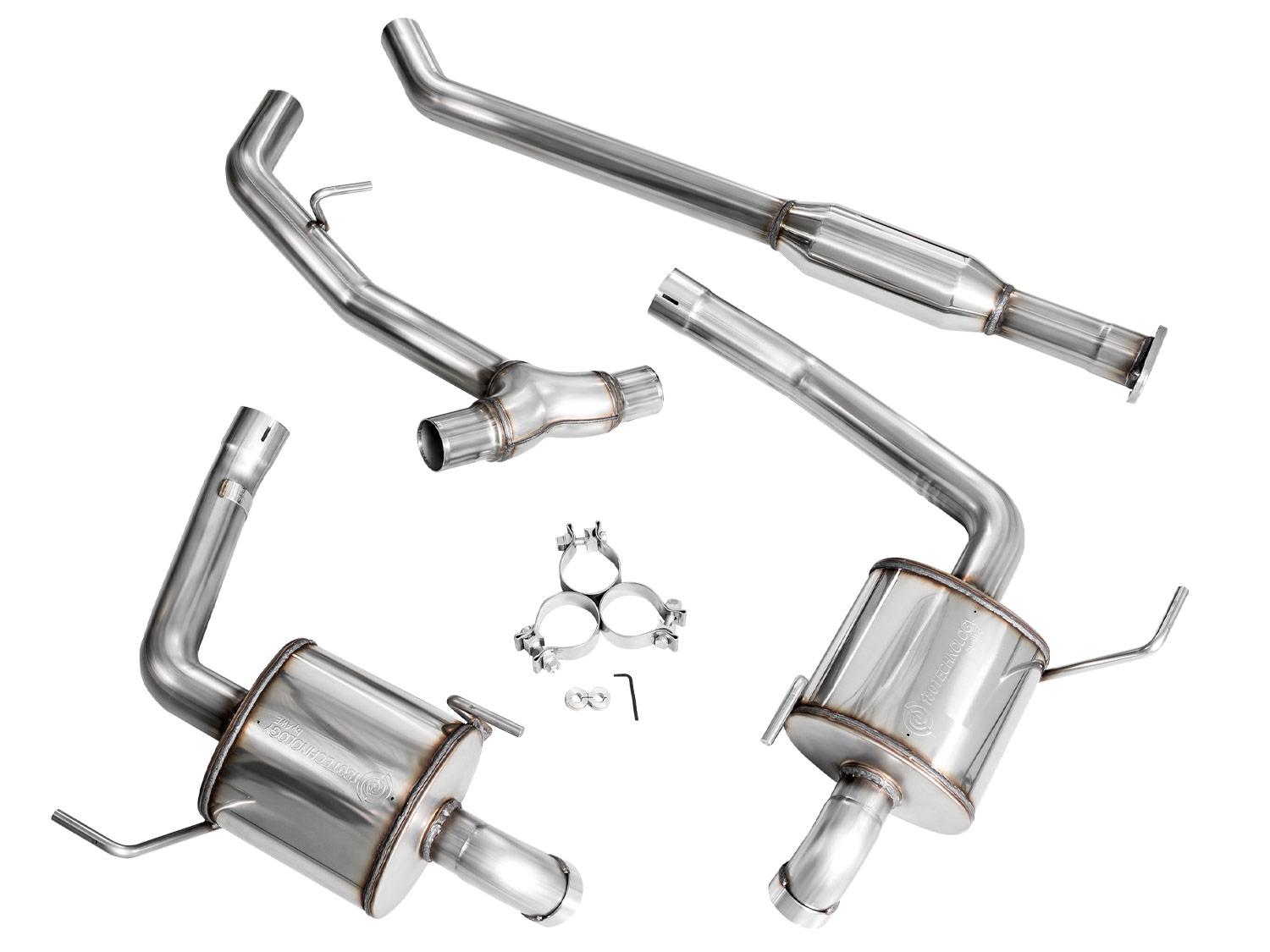 AWE 0FG Exhaust - Dual BashGuards (2020+ Subaru Outback 2.4T) - 3015-38246