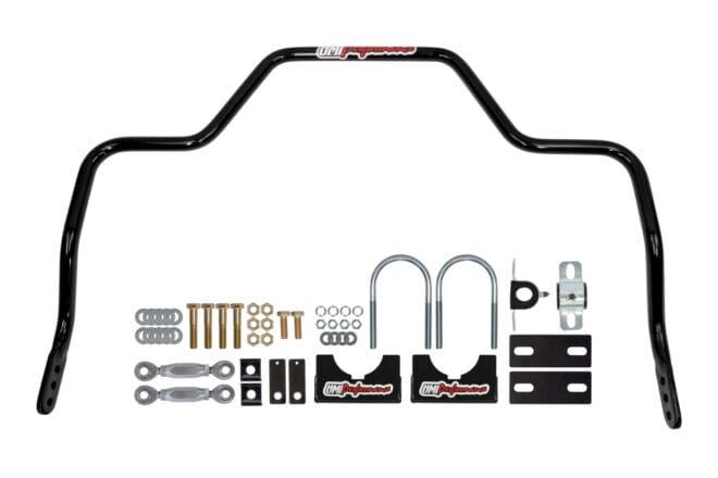 UMI Performance Rear Sway Bar, 1″ Solid - Black (2015-2025 F-150) - 6580-B