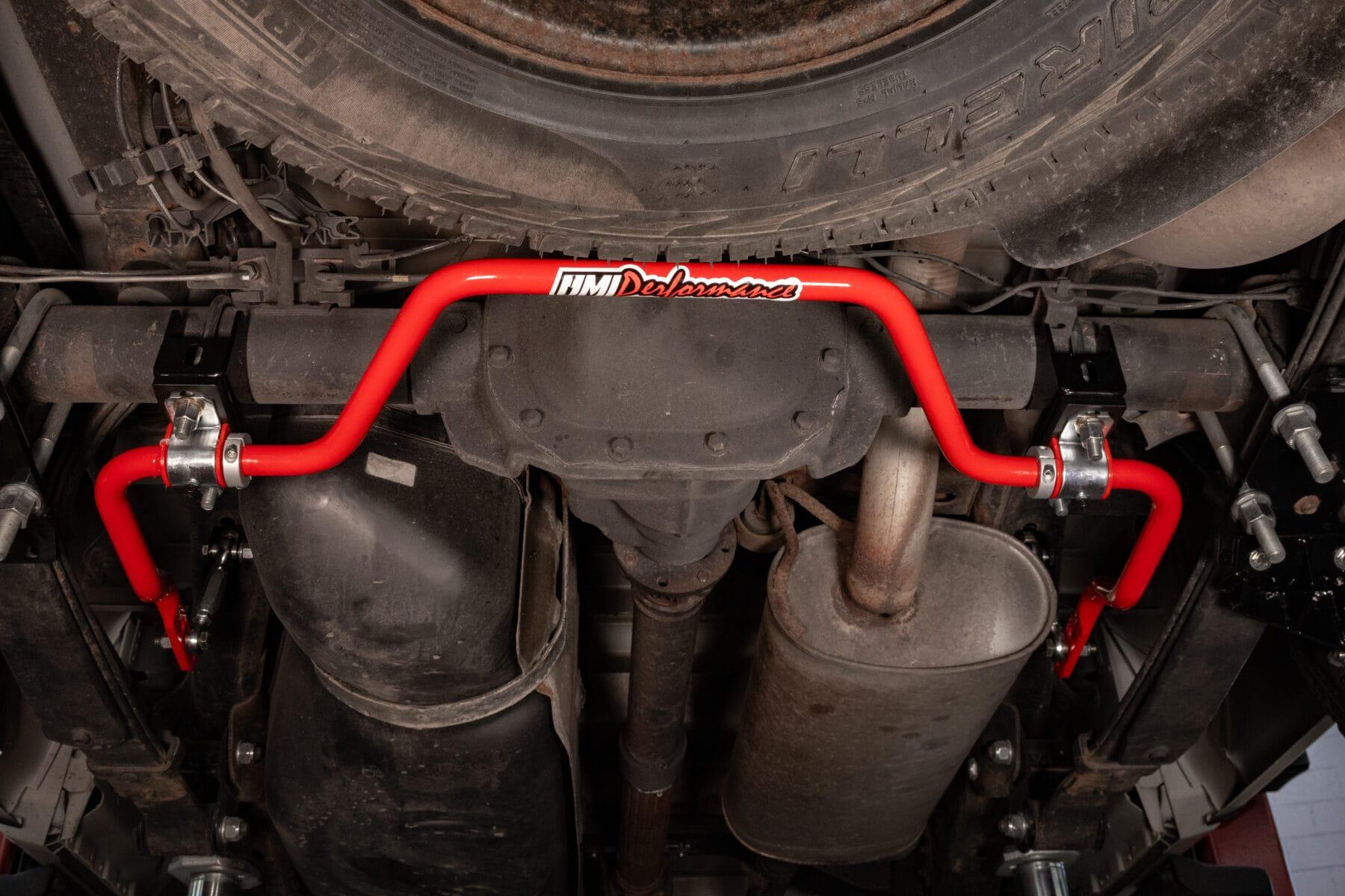 UMI Performance Rear Sway Bar, 1″ Solid - Red (2015-2025 F-150) - 6580-R
