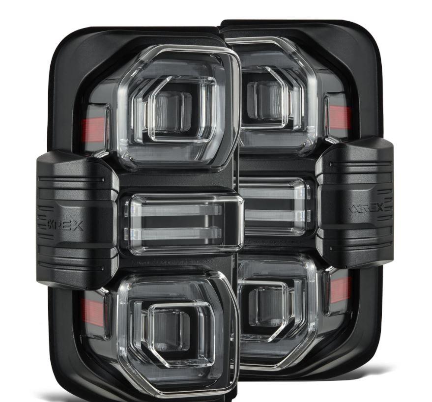 AlphaRex Prismatic Led Taillights Black (2021-2024 Bronco) - 659010