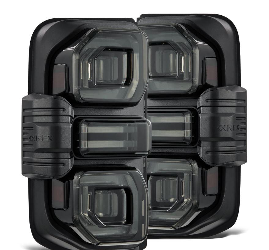 AlphaRex Prismatic Led Taillights Alpha Black (2021-2024 Bronco) - 659020