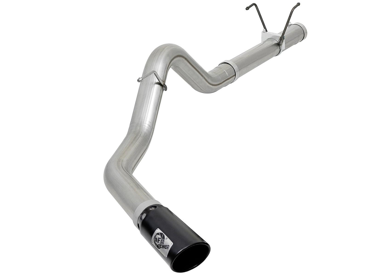 AFE Large Bore-HD DPF-Back Exhaust System Black (2007-2012 2500, 3500, Ram 2500, Ram 3500) - 49-42006-B