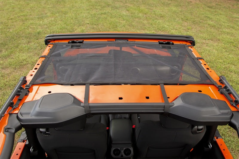 Rugged Ridge Eclipse Sun Shade Front Black; 18-21 Jeep Wrangler Jl 2-Dr - 13579.74