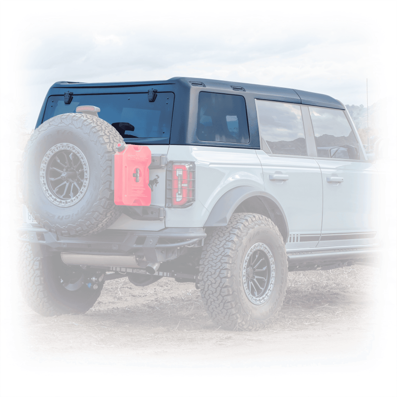 Turn Offroad 2021+ Ford Bronco Hard Top (4 Door) Black/Badge Delete, Black Foam Headliner