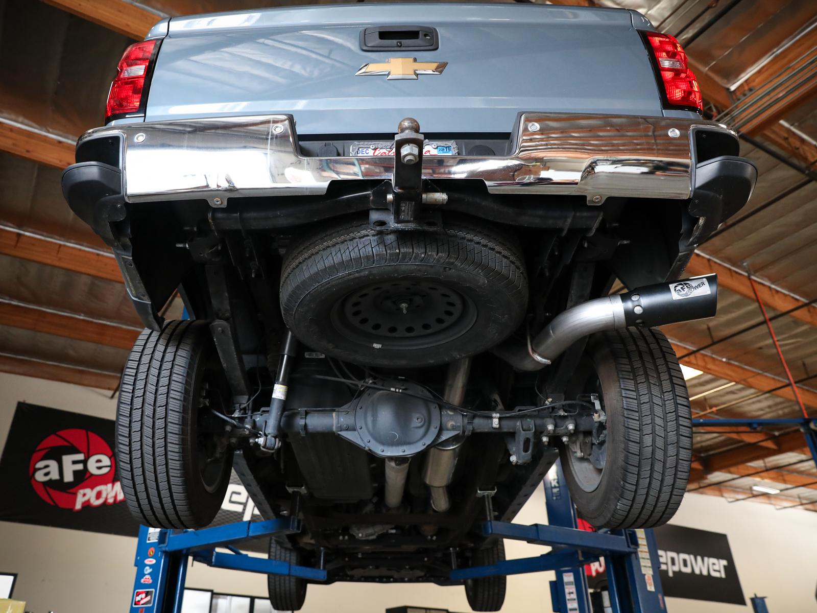AFE Cat-Back Exhaust System (2014-2018 GM 1500 V8-6.2L) - 49-44116-B