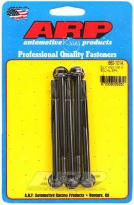 ARP M6 x 1.00 x 90 hex black oxide bolts - 660-1014