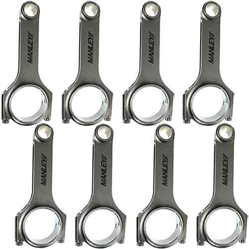 Manley 14042R-8 4.6L / 5.0L Coyote Forged H-Beam Connecting Rods w/22mm Pin ARP2000