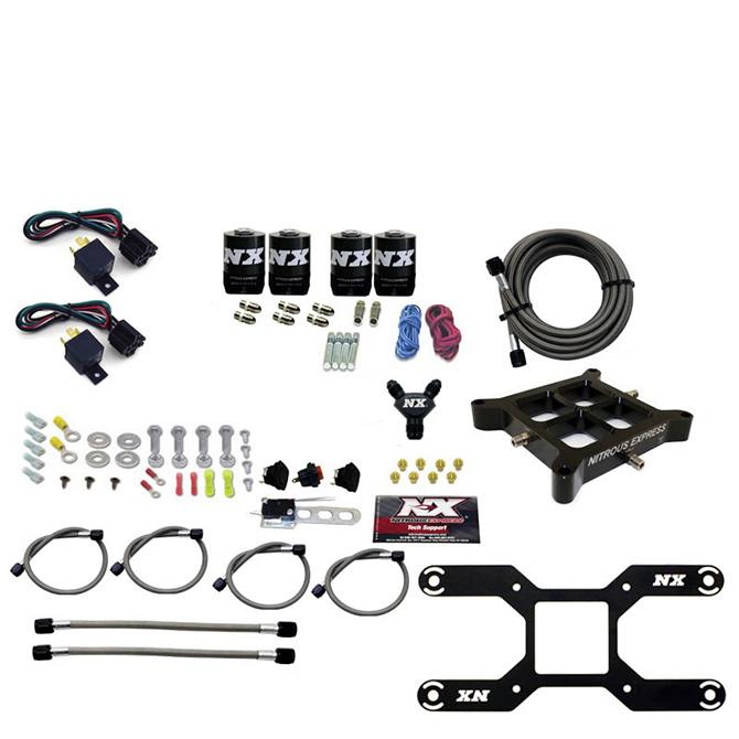 Nitrous Express 4150 Dual Stage Billet Crossbar, (50-300 & 100-500Hp) Less Bottle - 66042-00