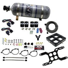 Nitrous Express Dry Quad Stage Billet Crossbar Plate System 100-2000Hp (4500Flange) W/12Lb Btl - 66447-12
