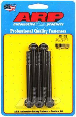ARP M8 x 1.25 x 80 hex black oxide bolts - 661-1013