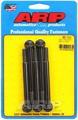 ARP M8 x 1.25 x 90 hex black oxide bolts - 661-1014