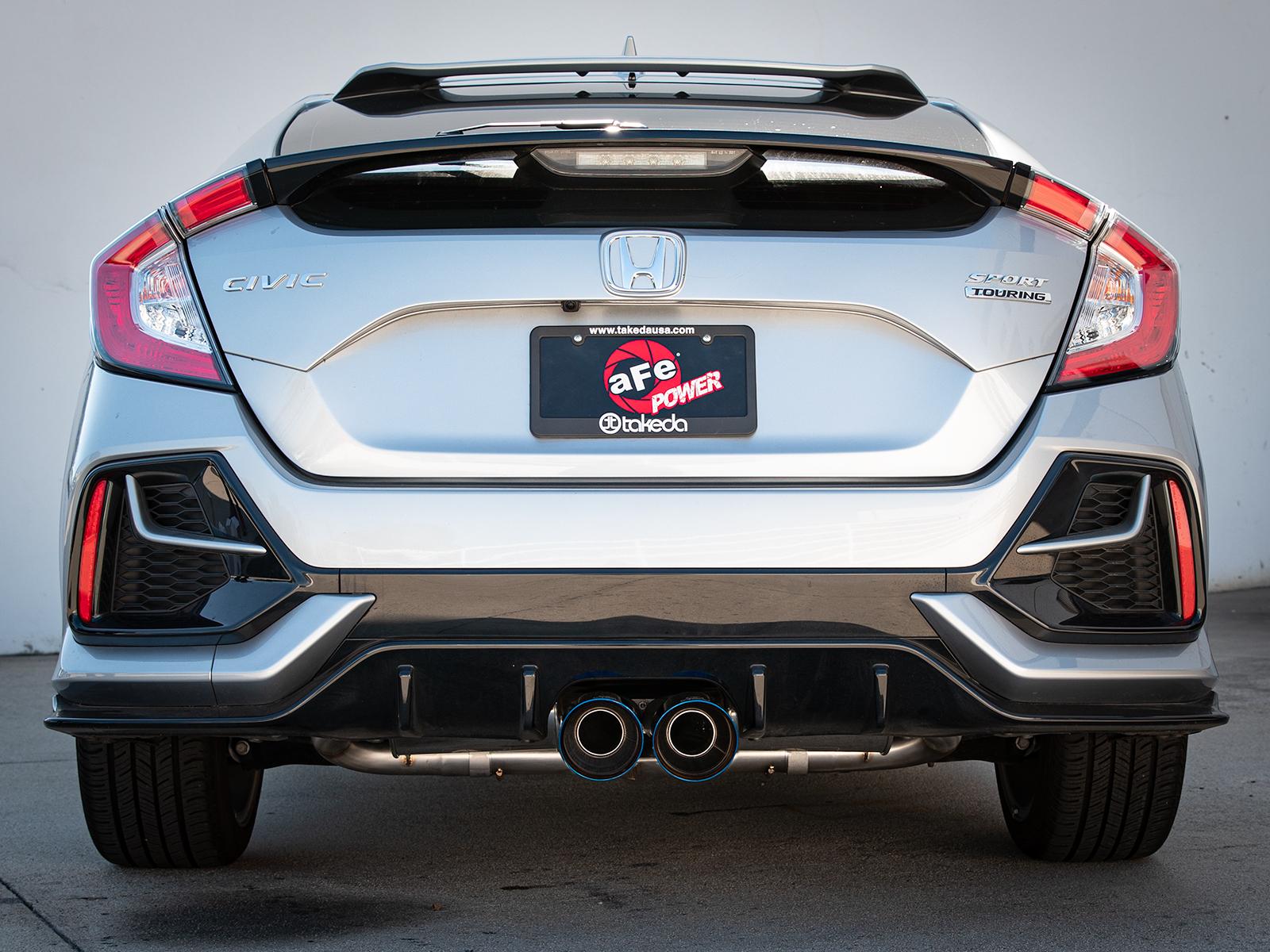 AFE Cat-Back Exhaust System (2017-2020 Honda Civic Sport L4-1.5L (t)) - 49-36624-L