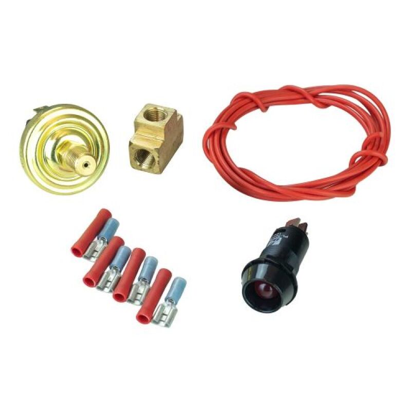Moroso Oil Pressure Warning Light Kit, Adjustable, 0-10 PSI, LED - 49520