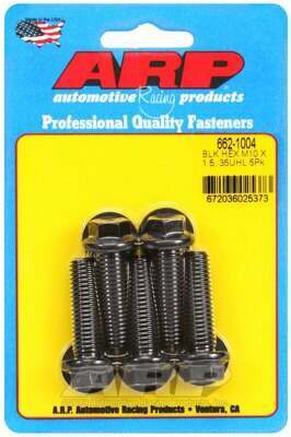 ARP M10 x 1.50 x 35 hex black oxide bolts - 662-1004