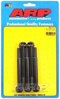 ARP M10 x 1.50 x 100 hex black oxide bolts - 662-1012