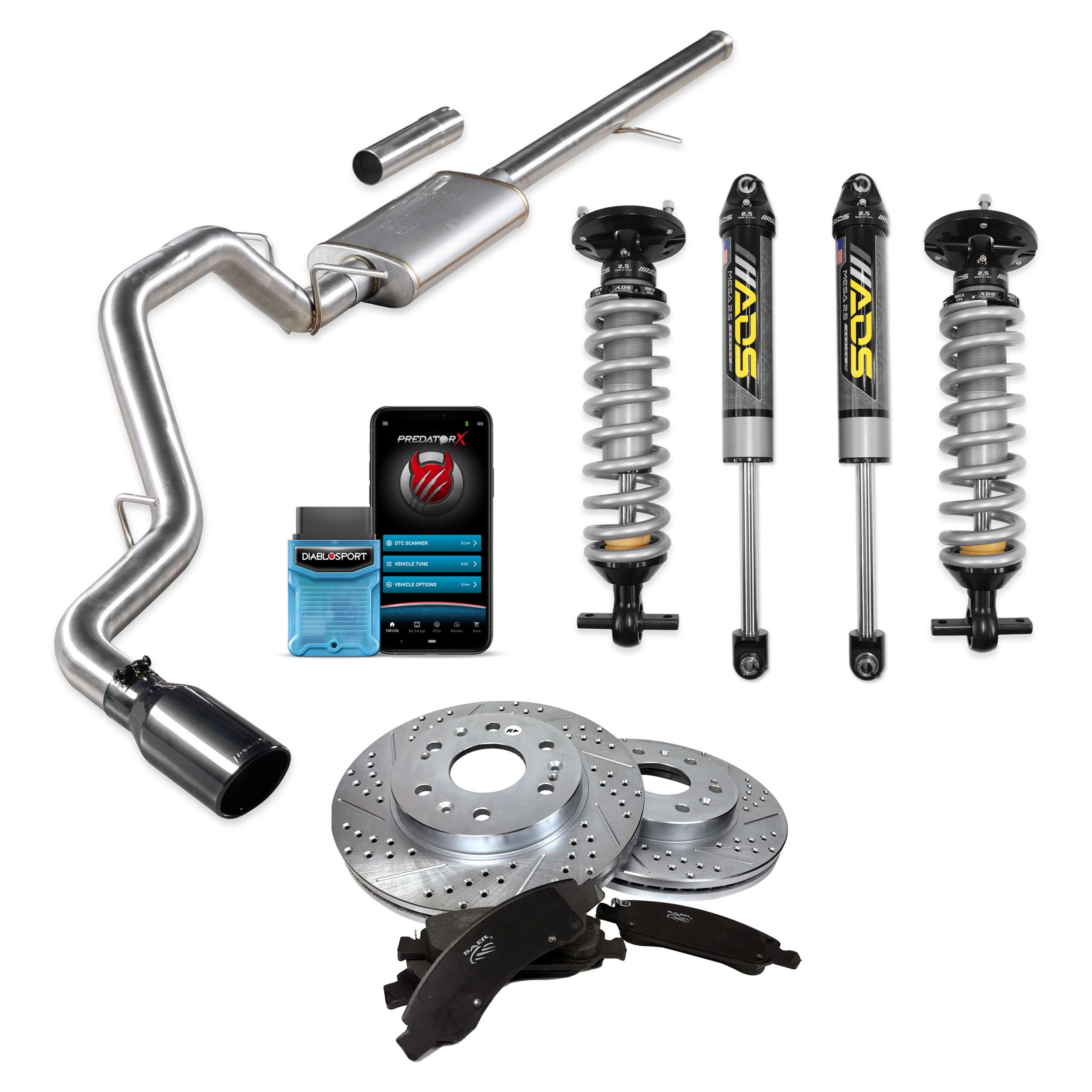 Holley Off-Road 2014-2018 GM SILVERADO/SIERRA 1500 PERFORMANCE PACKAGE - 60-106