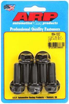 ARP M12 x 1.50 x 30 hex black oxide bolts - 664-1002