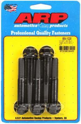 ARP M12 x 1.50 x 70 hex black oxide bolts - 664-1008