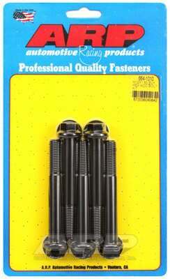 ARP M12 x 1.50 x 90 hex black oxide bolts - 664-1010