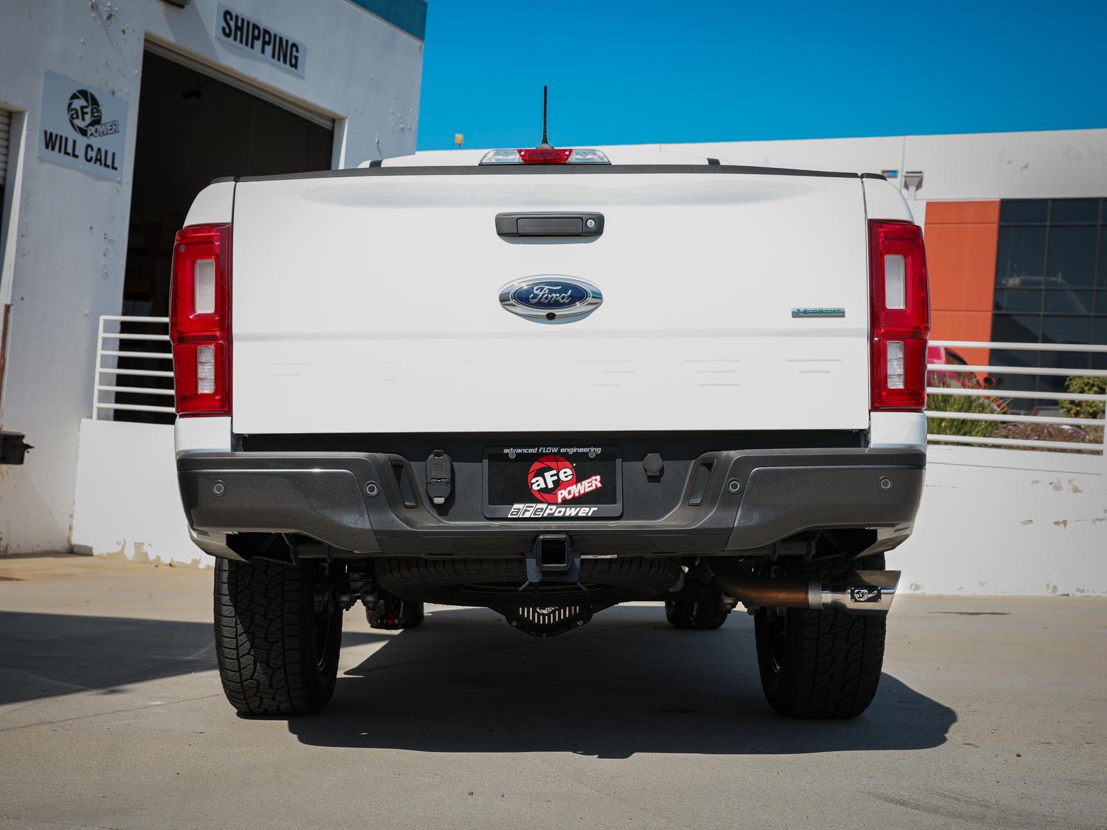 AFE Apollo GT Series 3 IN 409 Stainless Steel Cat-Back Exhaust System w/ Polish Tip (Ford Ranger 19-20 L4-2.3L (t)) - 49-43118-P