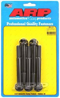 ARP M12 x 1.75 x 100 hex black oxide bolts - 665-1011