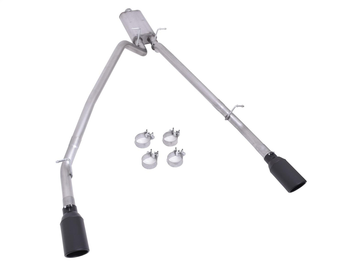 Gibson Exhaust Black Elite Cat-Back Dual Split Exhaust System; Stainless (2025 Ram 1500) - 66573B