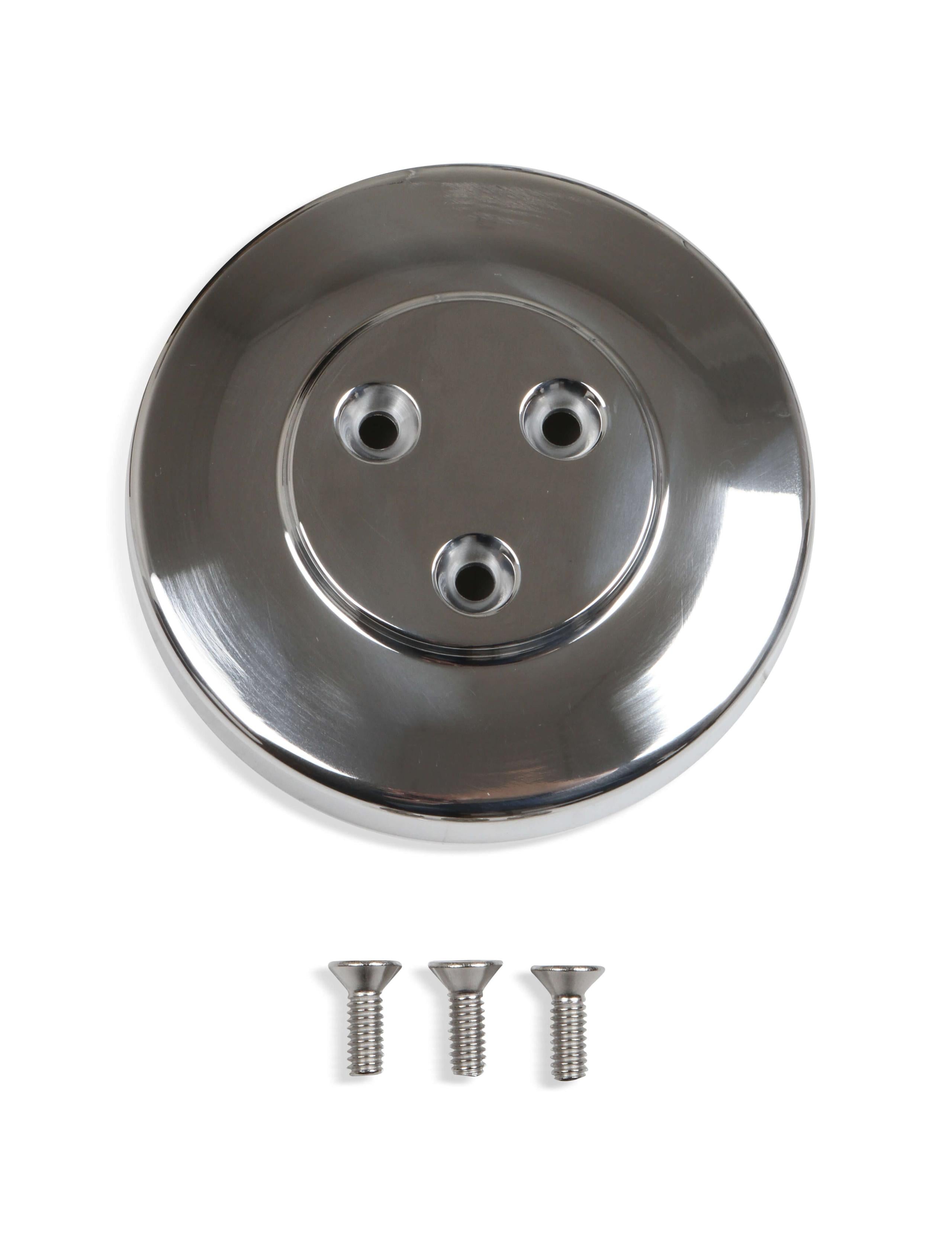 Holley SD7 Compressor Pulley Cover Polished.  - 97-186