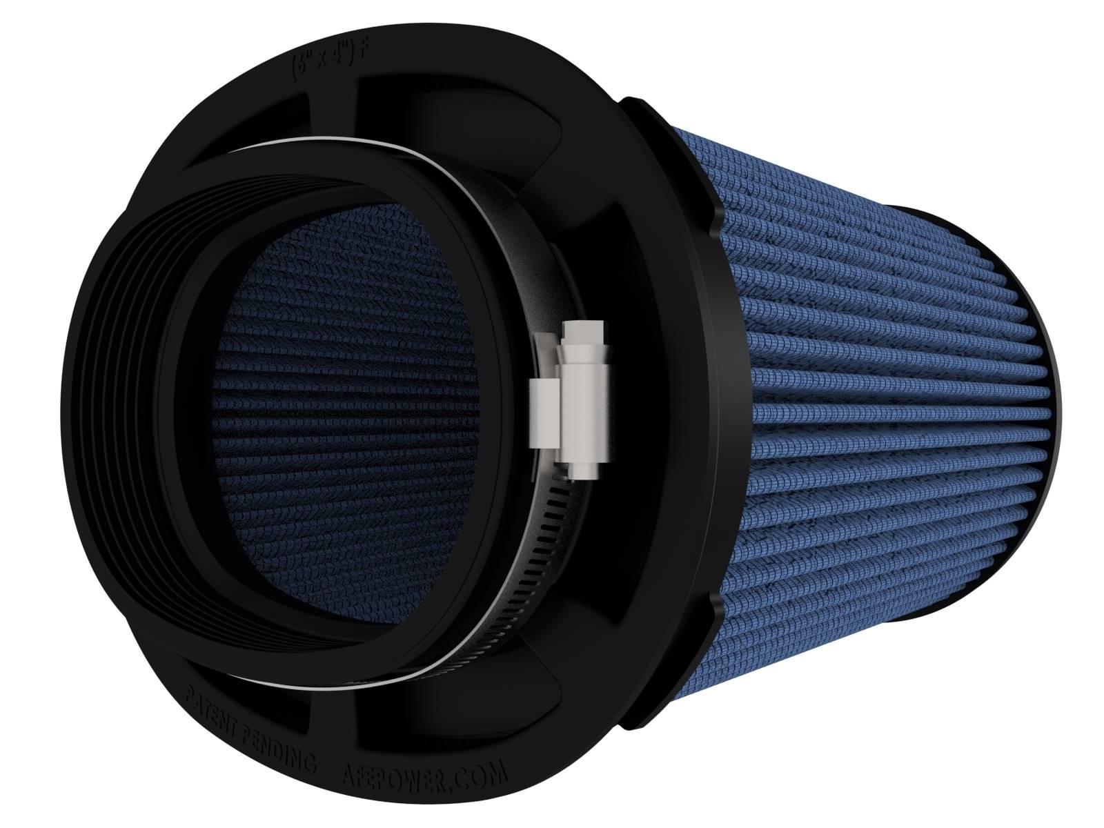 AFE Momentum Intake Replacement Air Filter w/ Pro 5R Media (6 x 4) IN F x (8-1/2 x 6-1/2) IN B x (7-1/4 x 5) IN T (Inverted) x 7-1/4 IN H - 20-91205R
