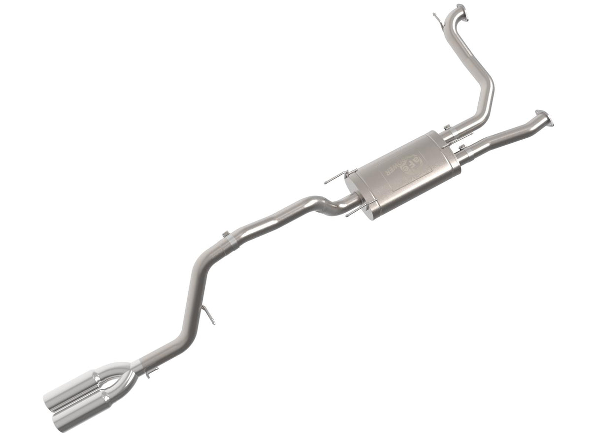 AFE Vulcan Series 3 IN Stainless Steel Cat-Back Exhaust w/Polished Tip (2025-2026 Armada) - 49-36143-P