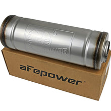 AFE MACH Force-Xp 304 Stainless Steel Muffler (2-1/2 IN ID Center/Center x 9 IN Dia. x 14 IN L - Round Body) - 49M30045