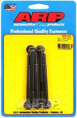 ARP M6 x 1.00 x 80 12pt black oxide bolts - 670-1013