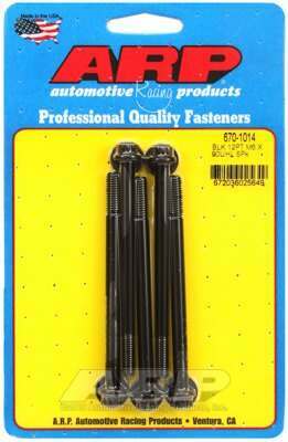 ARP M6 x 1.00 x 90 12pt black oxide bolts - 670-1014