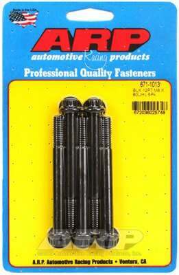 ARP M8 x 1.25 x 80 12pt black oxide bolts - 671-1013