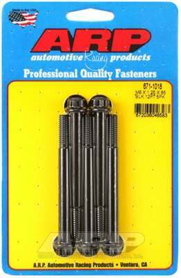 ARP M8 x 1.25 x 85 12pt black oxide bolts - 671-1018