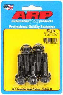 ARP M10 x 1.50 x 35 12pt black oxide bolts - 672-1004