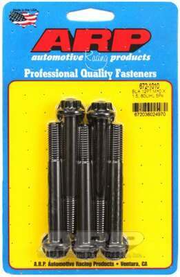 ARP M10 x 1.50 x 80 12pt black oxide bolts - 672-1010