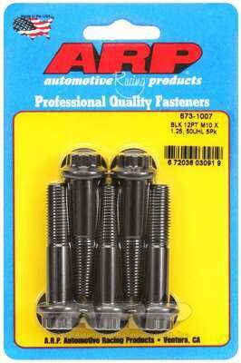 ARP M10 x 1.25 x 50 12pt black oxide bolts - 673-1007