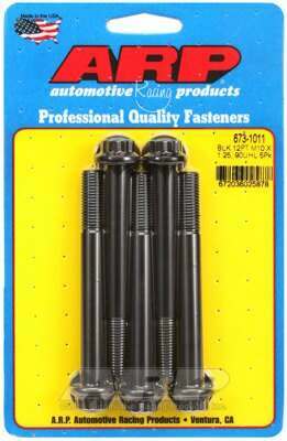 ARP M10 x 1.25 x 90 12pt black oxide bolts - 673-1011