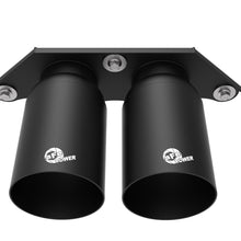 AFE MACH Force-Xp 4 IN Satin Black OE Replacement Exhaust Tips (Porsche 911 GT3 14-19 H6-3.8L/4.0L) - 49C36435-B