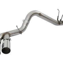 AFE Rebel XD 4 IN 409 Stainless Steel DPF-Back Exhaust w/Dual Polished Tips (2017-2019 Silverado 2500 HD, Silverado 3500 HD, Sierra 2500 HD, Sierra 3500 HD) - 49-44089-P