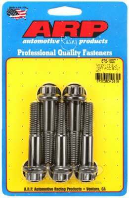 ARP M12 x 1.75 x 60 12pt black oxide bolts - 675-1007