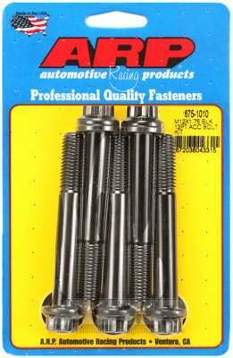 ARP M12 x 1.75 x 90 12pt black oxide bolts - 675-1010