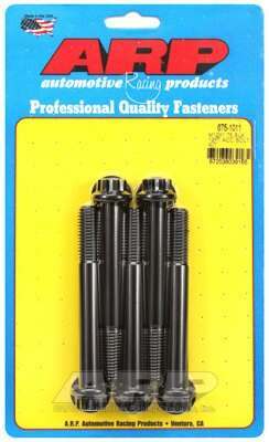 ARP M12 x 1.75 x 100 12pt black oxide bolts - 675-1011