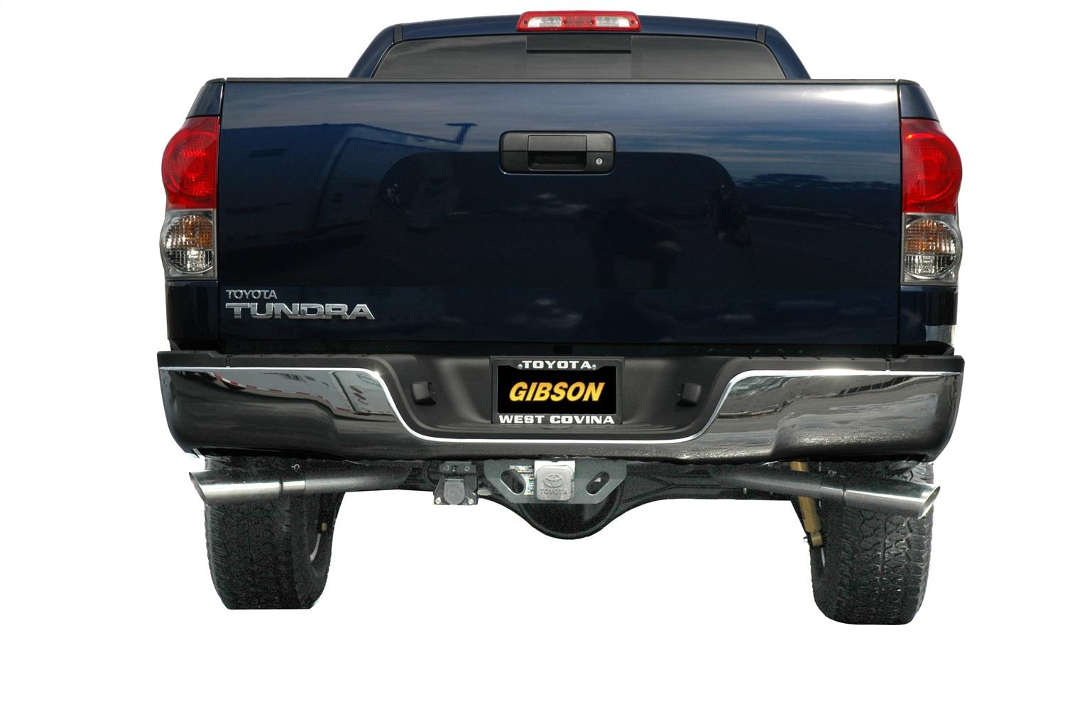 Gibson Exhaust Cat-Back Dual Extreme Exhaust System; Stainless (2007-2021 Toyota Tundra) - 67501