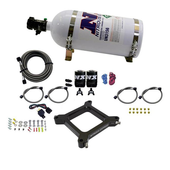 Nitrous Express 4150 Assassin Plate, Pro Power (100-500Hp), 10Lb Bottle - 67540-10