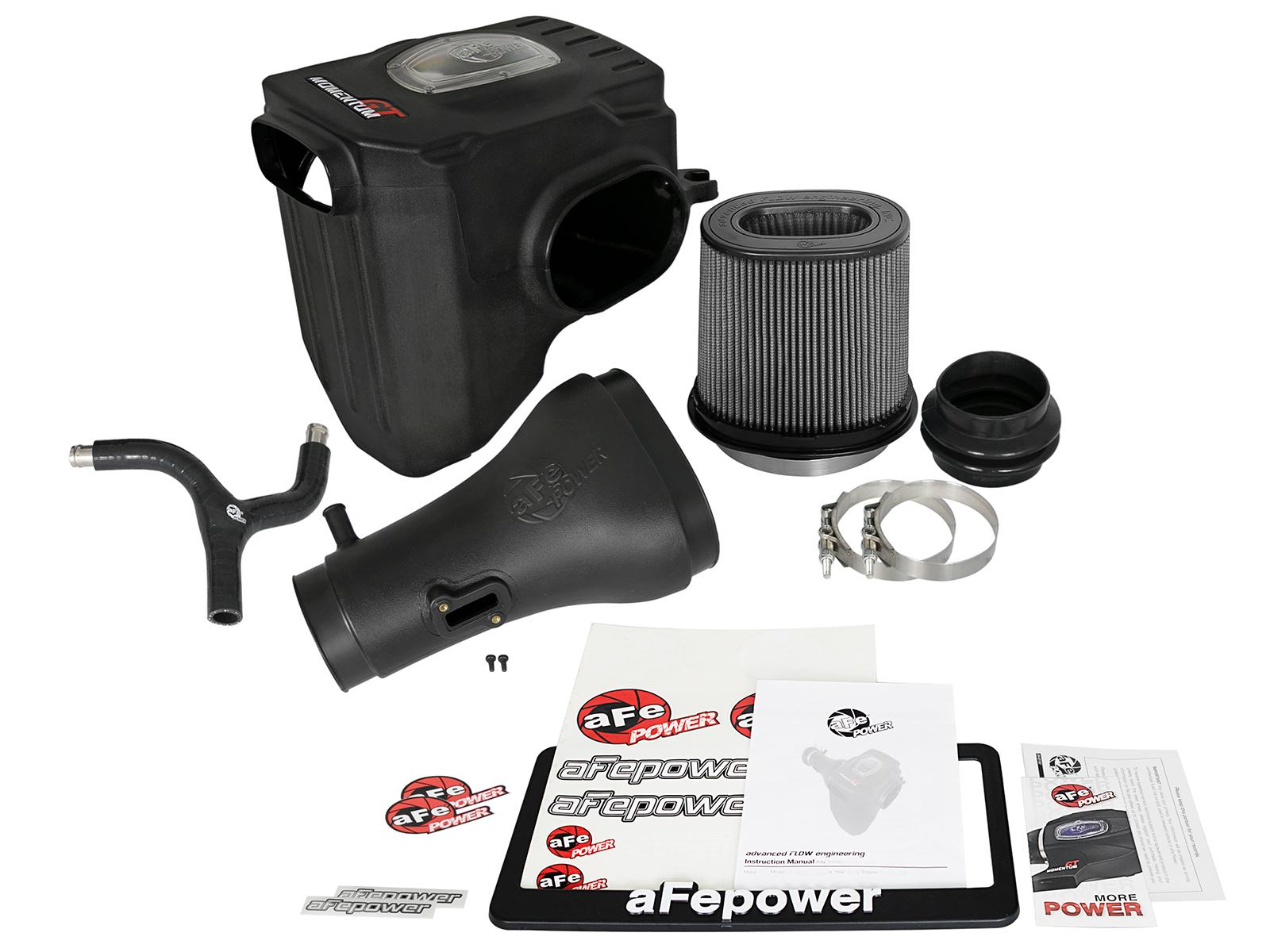 AFE Momentum GT Cold Air Intake System w/ Pro DRY S Filter (2017-2021 Titan) - 51-76108