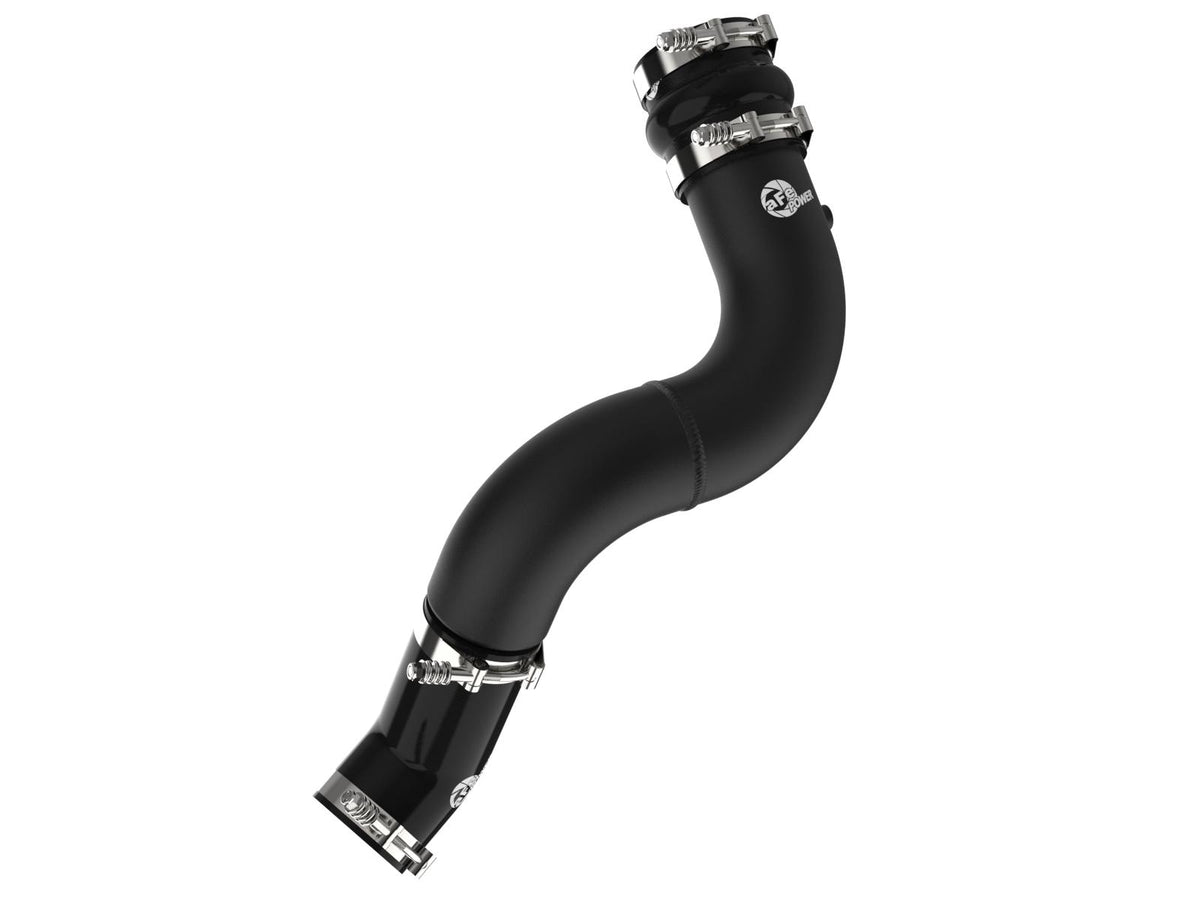 AFE BladeRunner 3-1/2 IN Aluminum Cold Charge Pipe Black RAM Diesel Trucks 19-23 L6-6.7L (td) - 46-20619-B