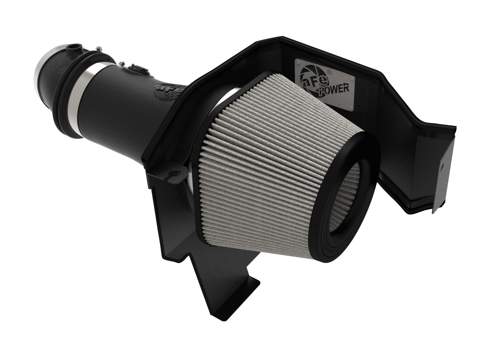 AFE Magnum FORCE Stage-2XP Cold Air Intake System w/ Pro DRY S Media Black (Dodge Challenger/Charger SRT Hellcat 17-20 V8-6.2L (sc) HEMI) - 54-12852D