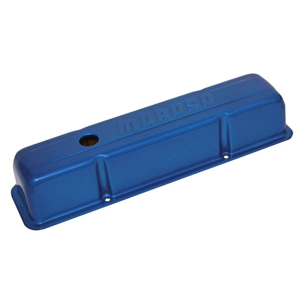 Moroso Valve Covers, Sbc, Blue Powder Coat - 68005